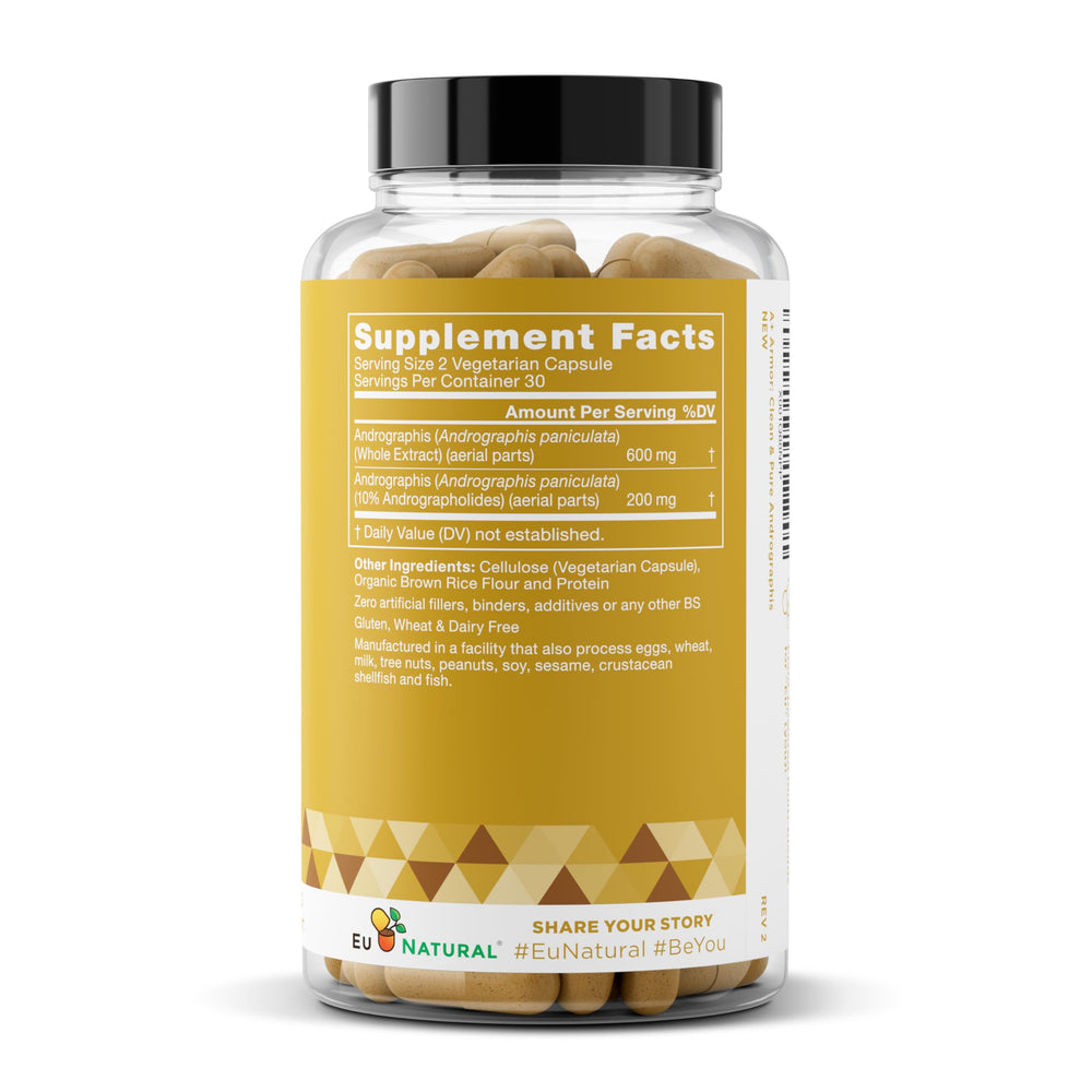 Product on shelf conveys premium immune wellness choice.