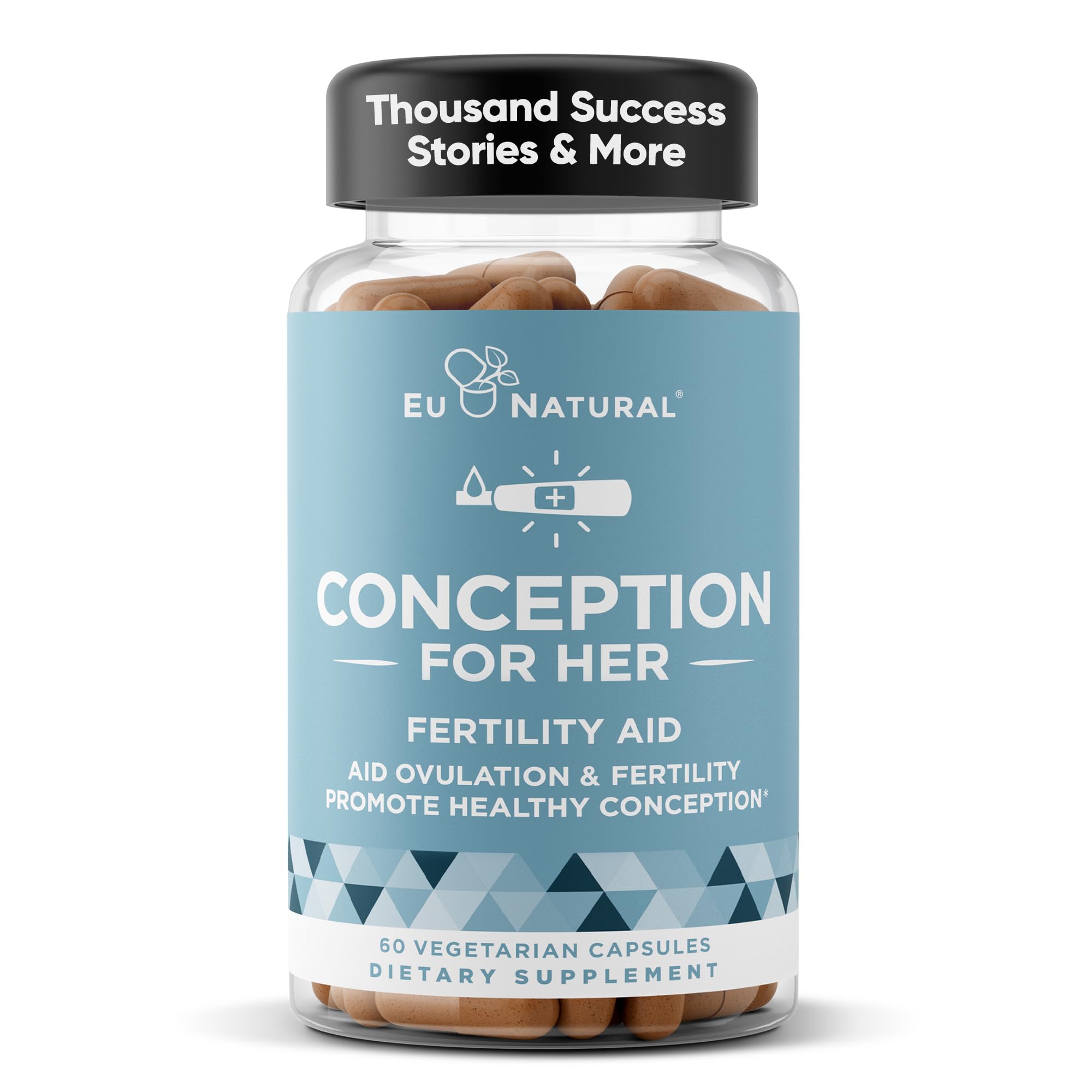 Eu Natural Conception bottle with soft capsules supports daily ovulation-friendly routines