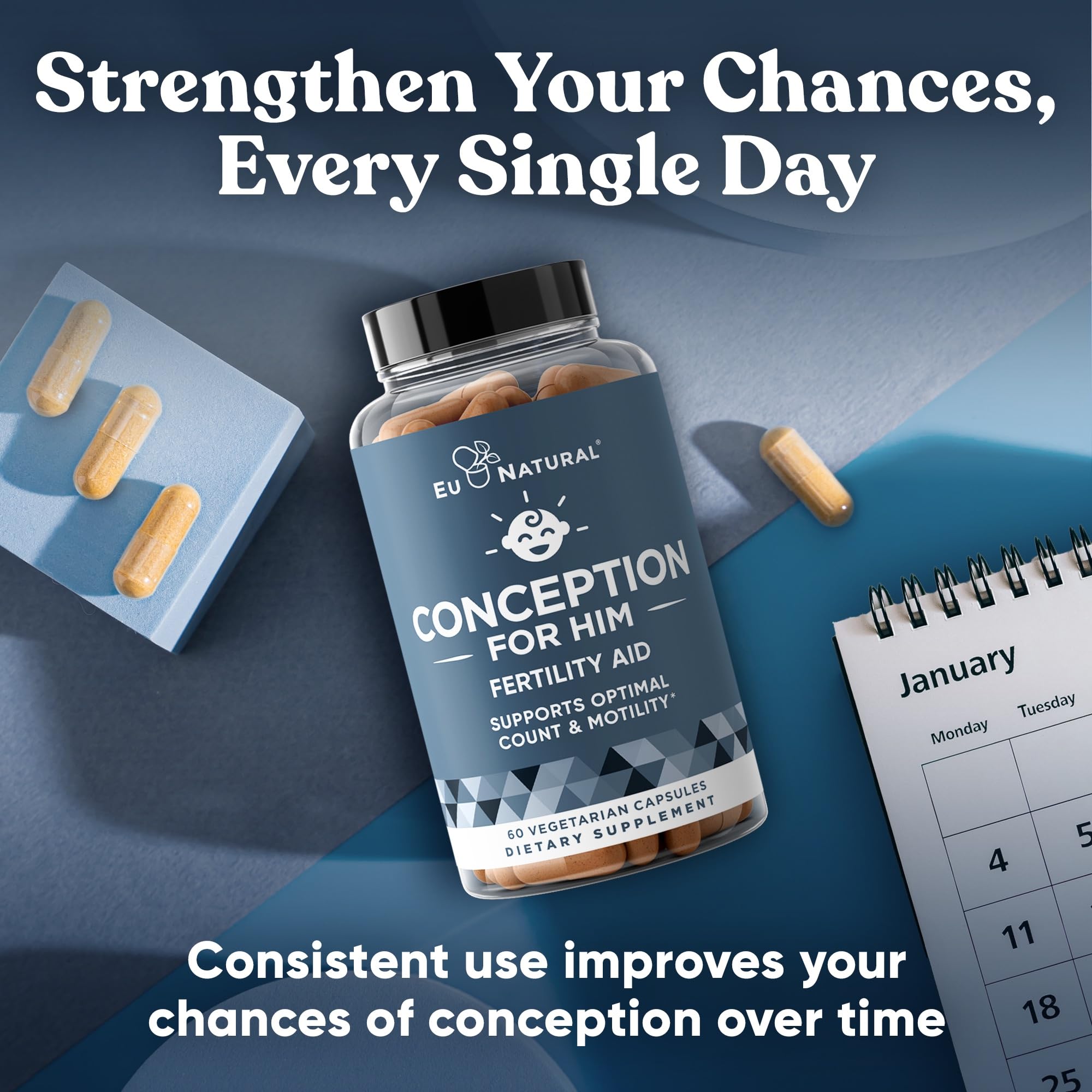 Eu Natural Conception For Him black pepper extract closeup improves absorption