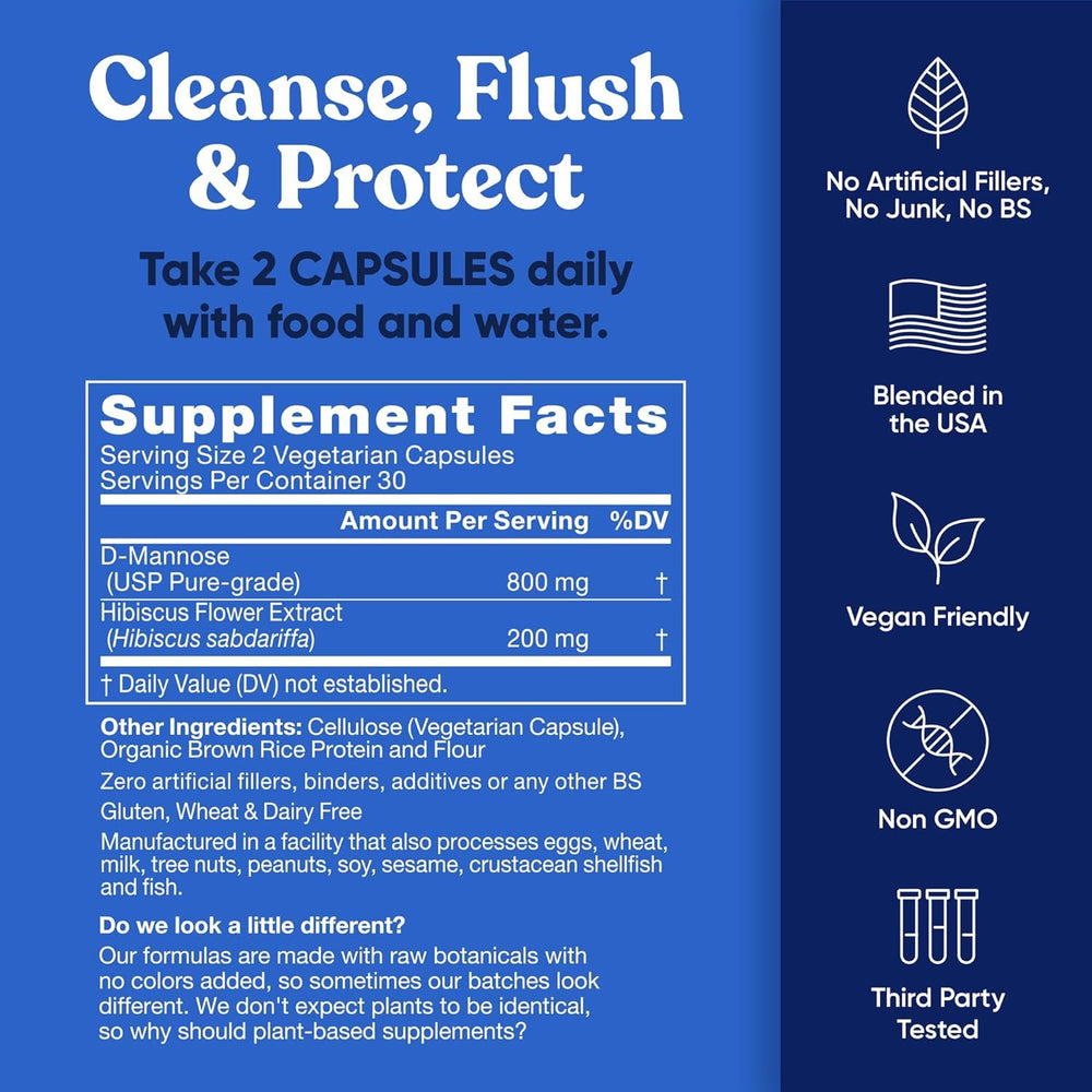 Eu Natural Cranberry Extract ingredients illustration, highlights a nine‑ingredient blend for urinary wellness