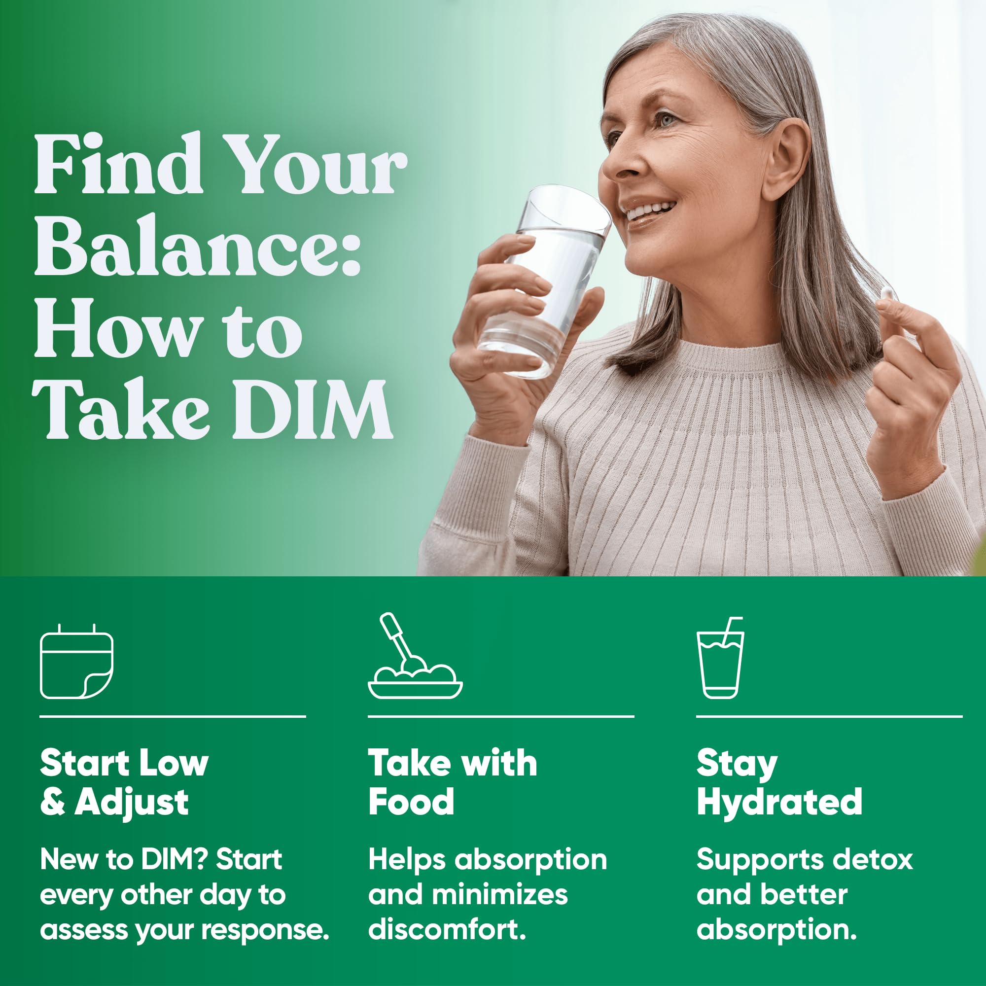 Eu Natural DIM Pure in-hand shot conveys easy daily ritual for balance.