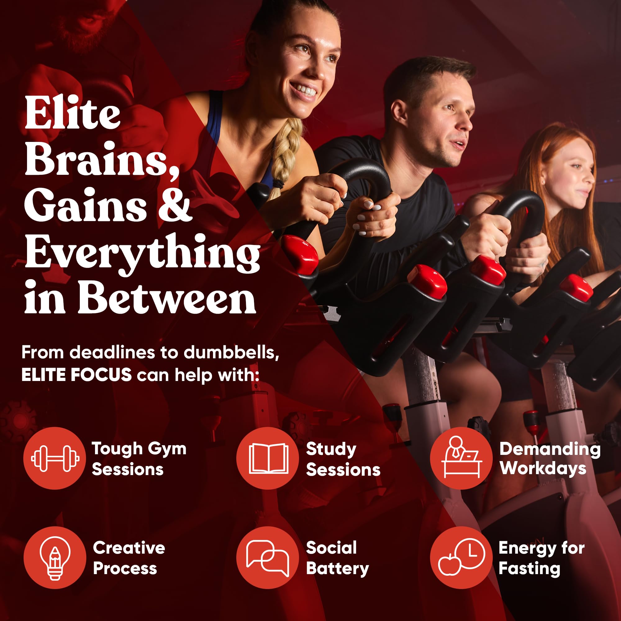 Eu Natural Elite Caffeine Pills with glass of water ready to swallow efficiently