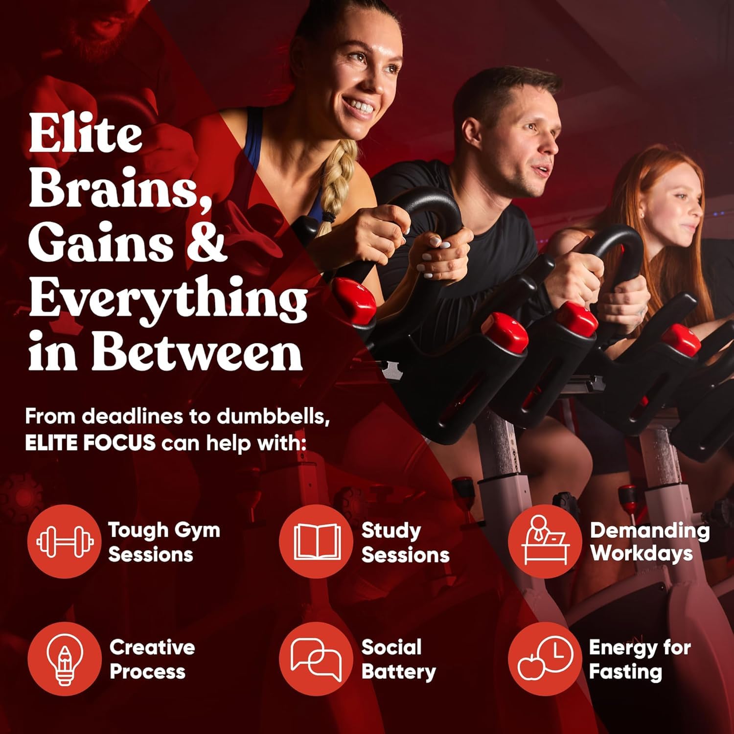 Eu Natural Elite Caffeine Pills in hand signals portable focus for study or workouts.