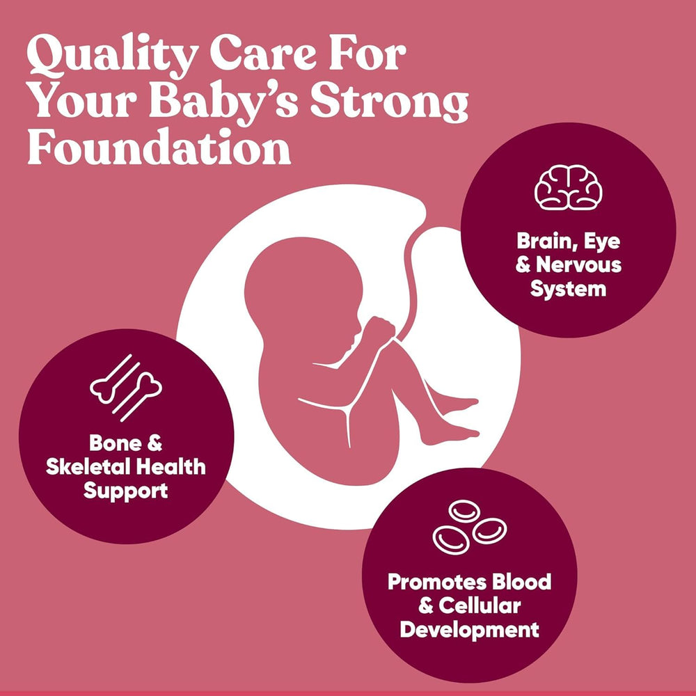 TRAACS chelated minerals in Glow Prenatal for enhanced absorption