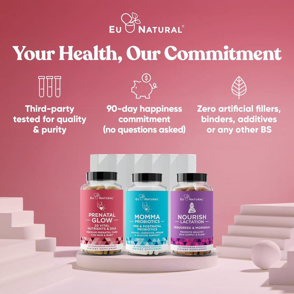 Cruelty-free, gluten-free Glow Prenatal with clean label