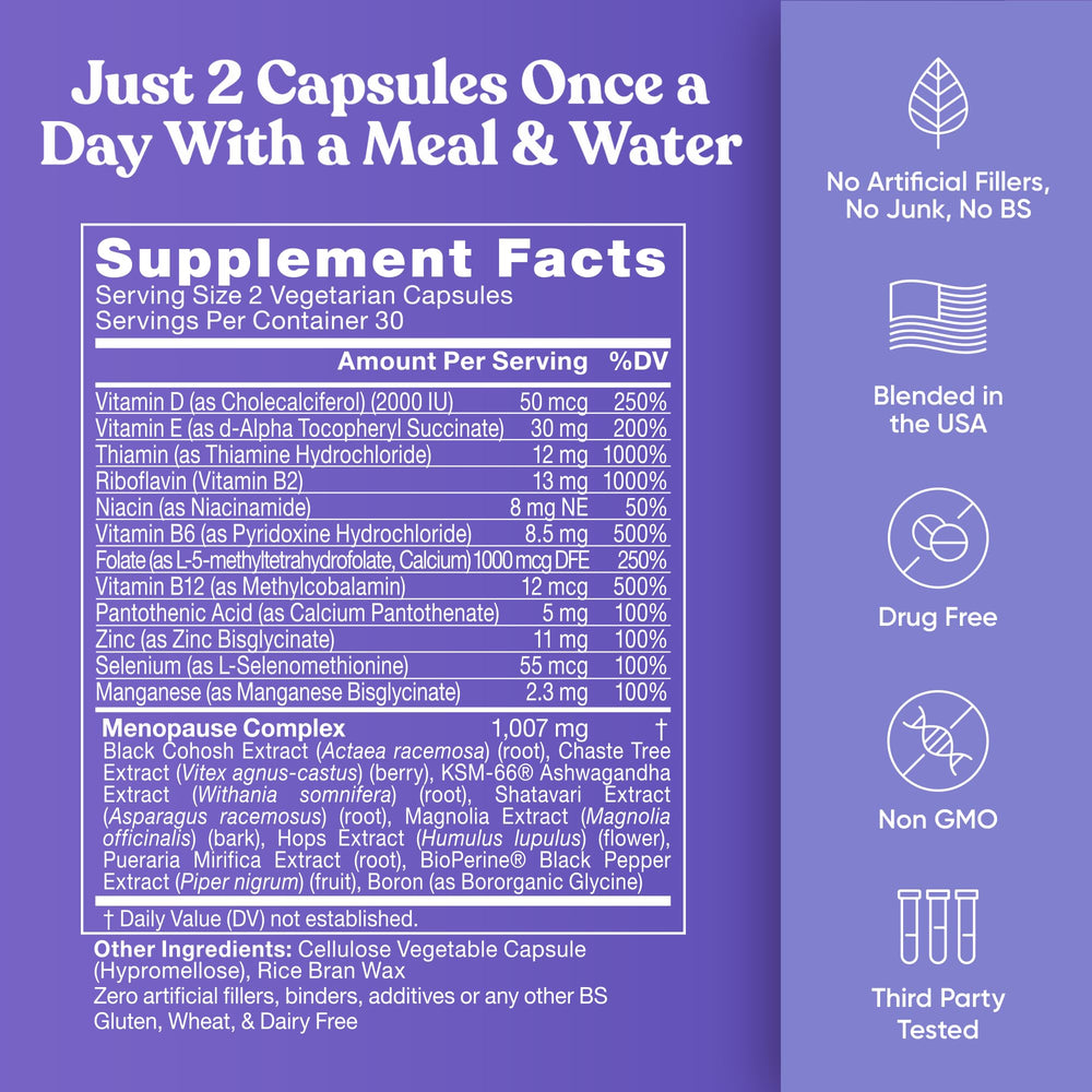 Eu Natural Magnolia, hops, and pueraria blend suggesting overall well-being support