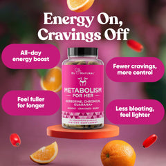 Eu Natural Metabolism for Her berberine ingredient closeup highlighting metabolism support potential