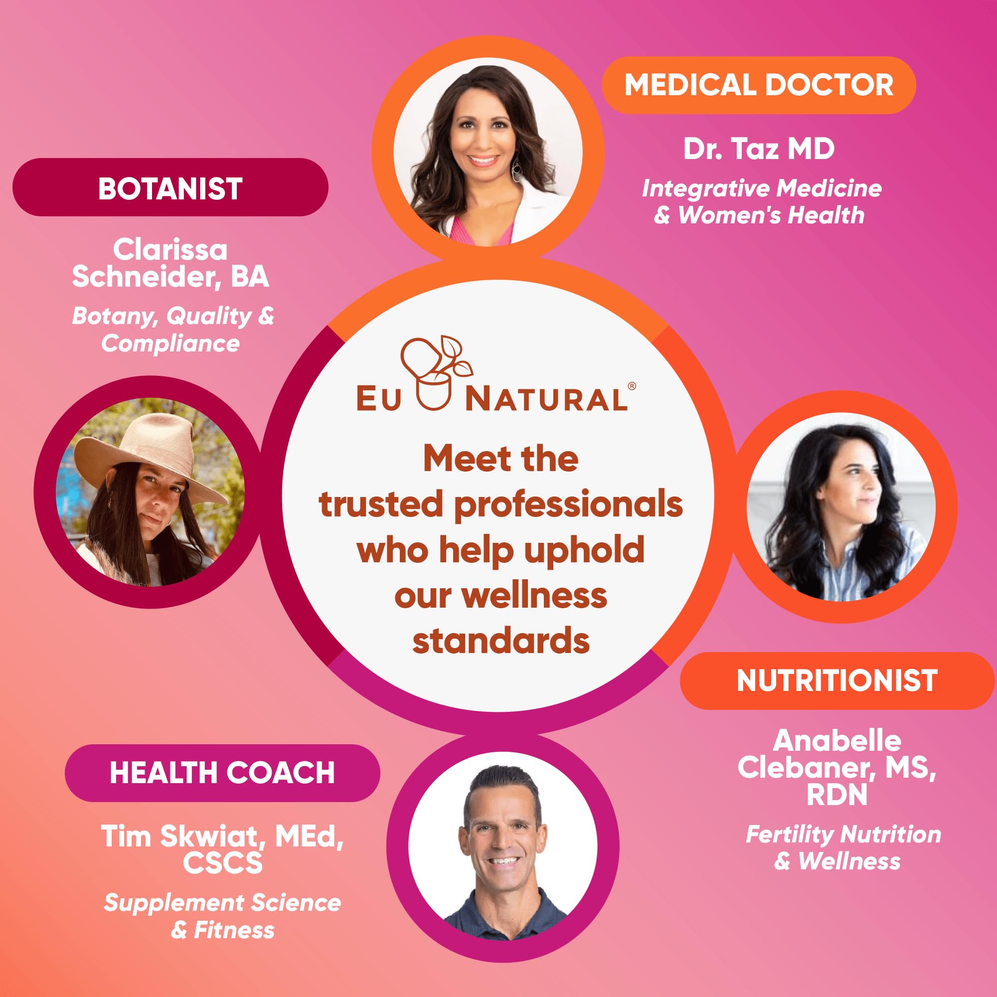Eu Natural Metabolism for Her label nutrition closeup showing allergen-friendly formulation