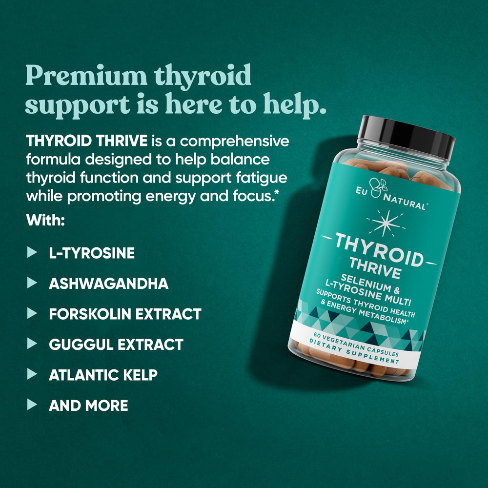 Eu Natural Thrive Energy image highlights the mineral blend supporting daily energy.