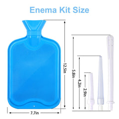 EUKESTON silicone hose 5.3 ft offers flexible, comfortable flow during enemas