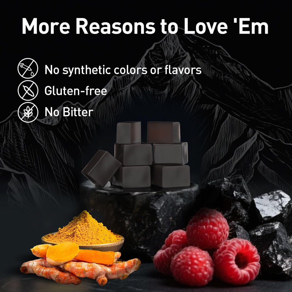 Eullsi vegan plant-based gummies with no artificial flavors closeup.