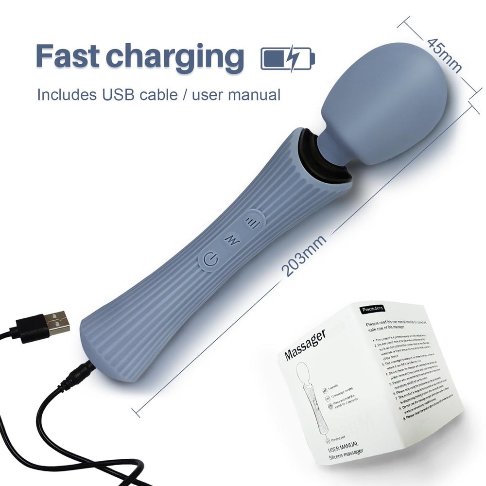 EUOTHY massager’s hourglass shape ensures secure, comfortable grip during use.