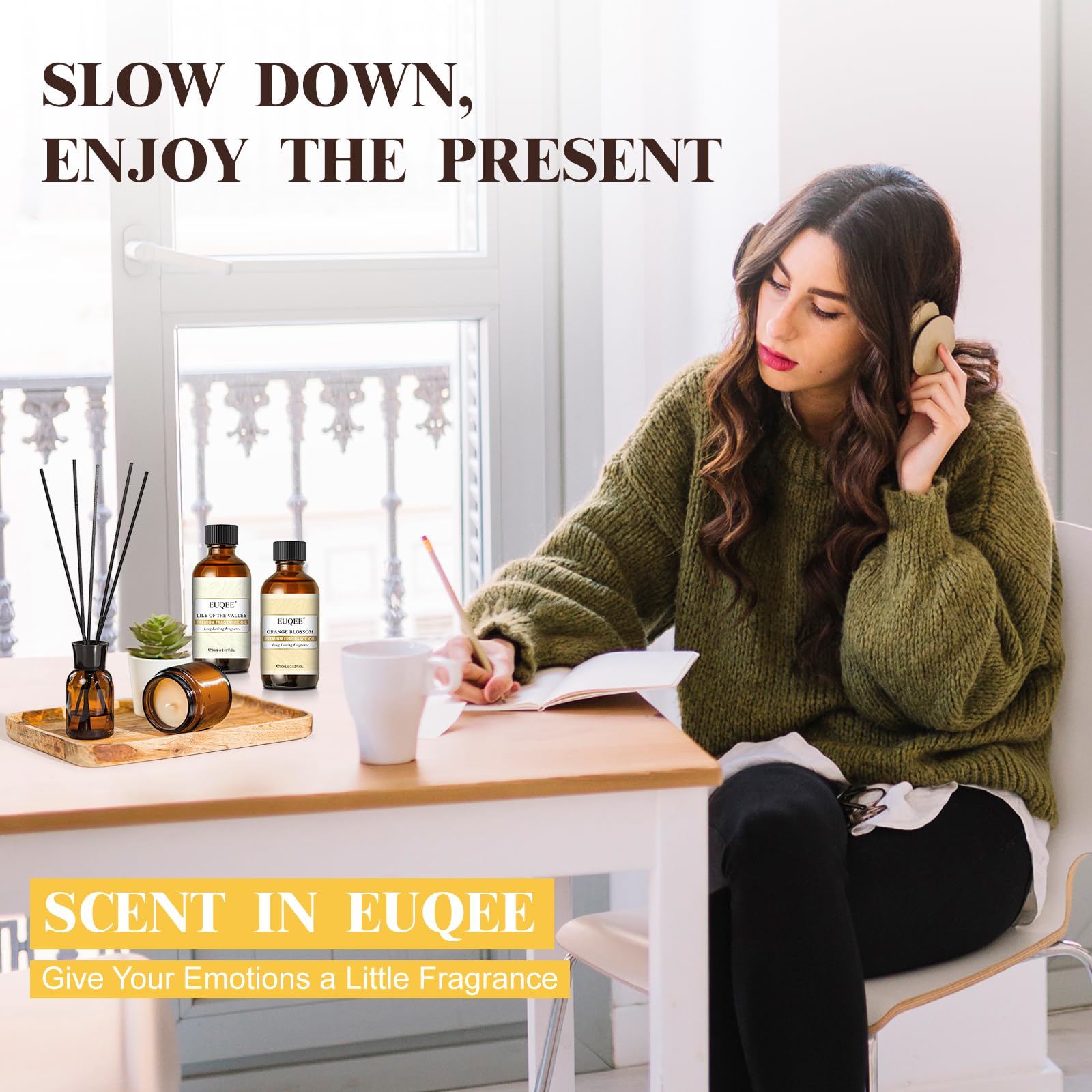 EUQEE gift box presentation makes a thoughtful fragrance gift.