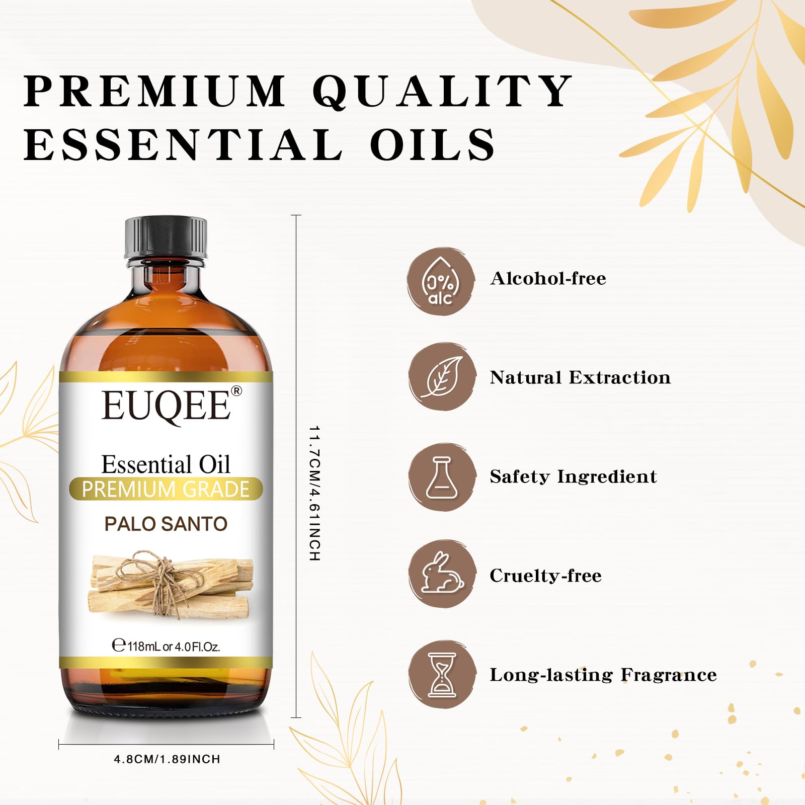 EUQEE Palo Santo oil packaging makes a thoughtful gift for aroma lovers