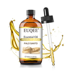 EUQEE Palo Santo essential oil bottle with dropper for precise diffusion