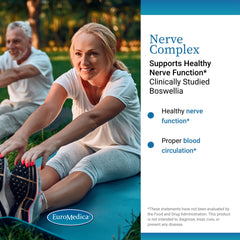 EuroMedica Nerve Complex label highlights bioactive B12 and alpha lipoic acid.