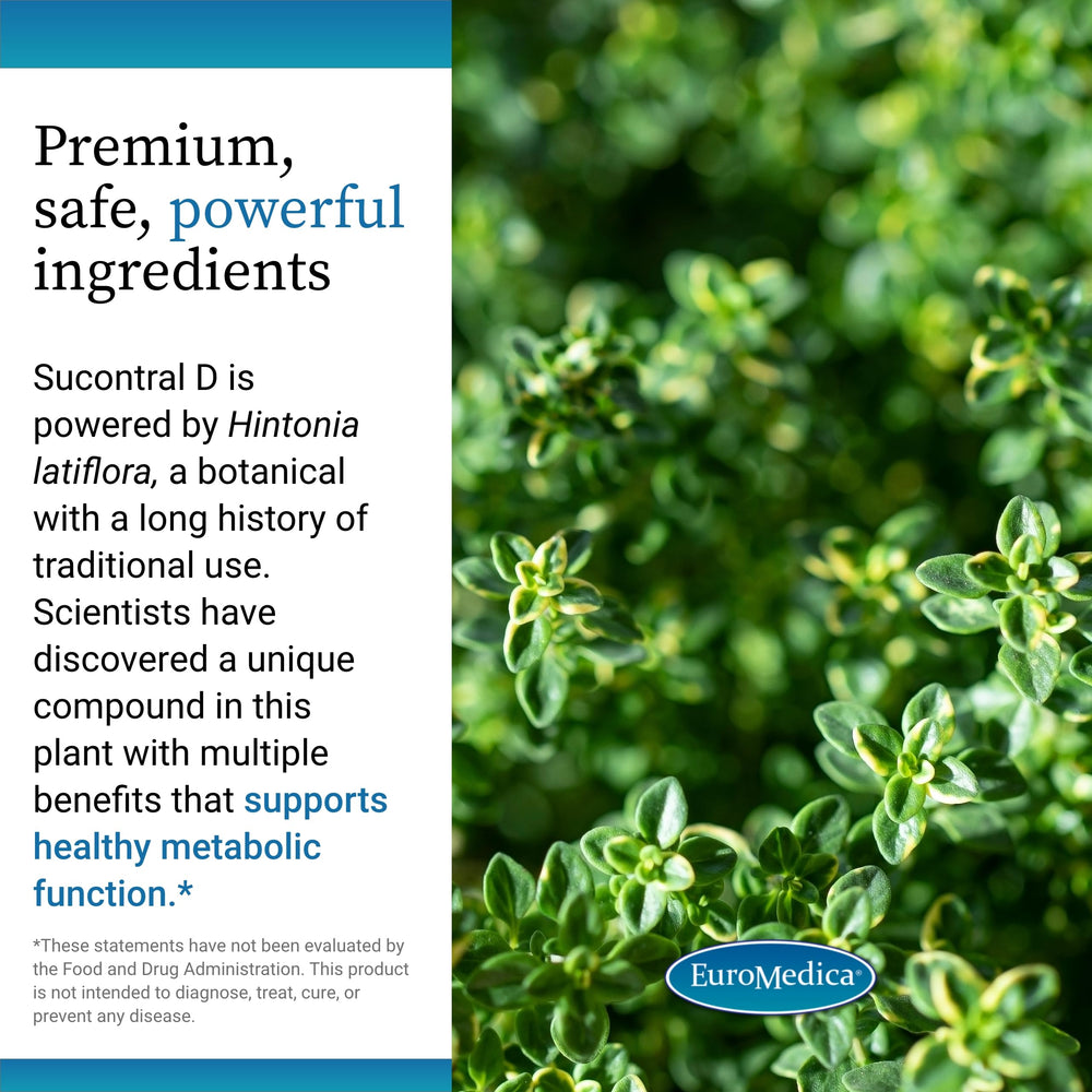 EuroMedica Sucontral D bottle on shelf—trusted daily wellness option.