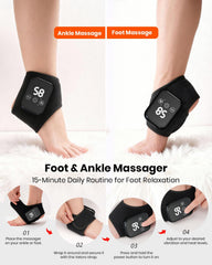 EURPMASK Foot Renew vibration modes help relax feet after activity.