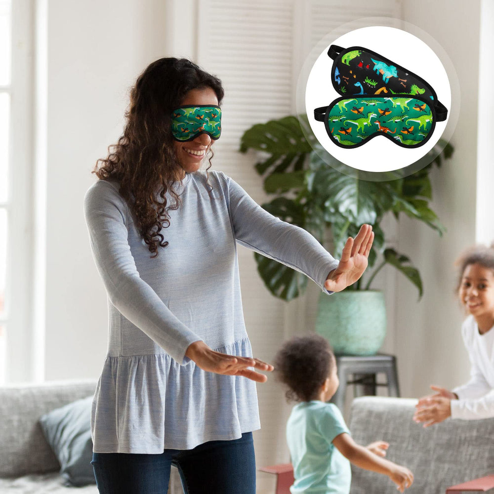 Eurzom six-style shark masks, versatile bedtime accessory for naps and travel.