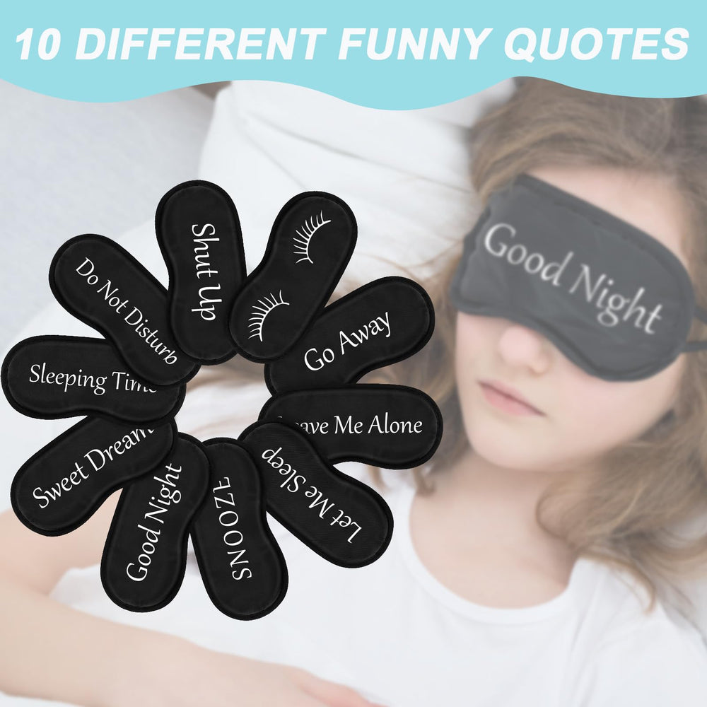 Eurzom eyelash-print style masks add a stylish touch.