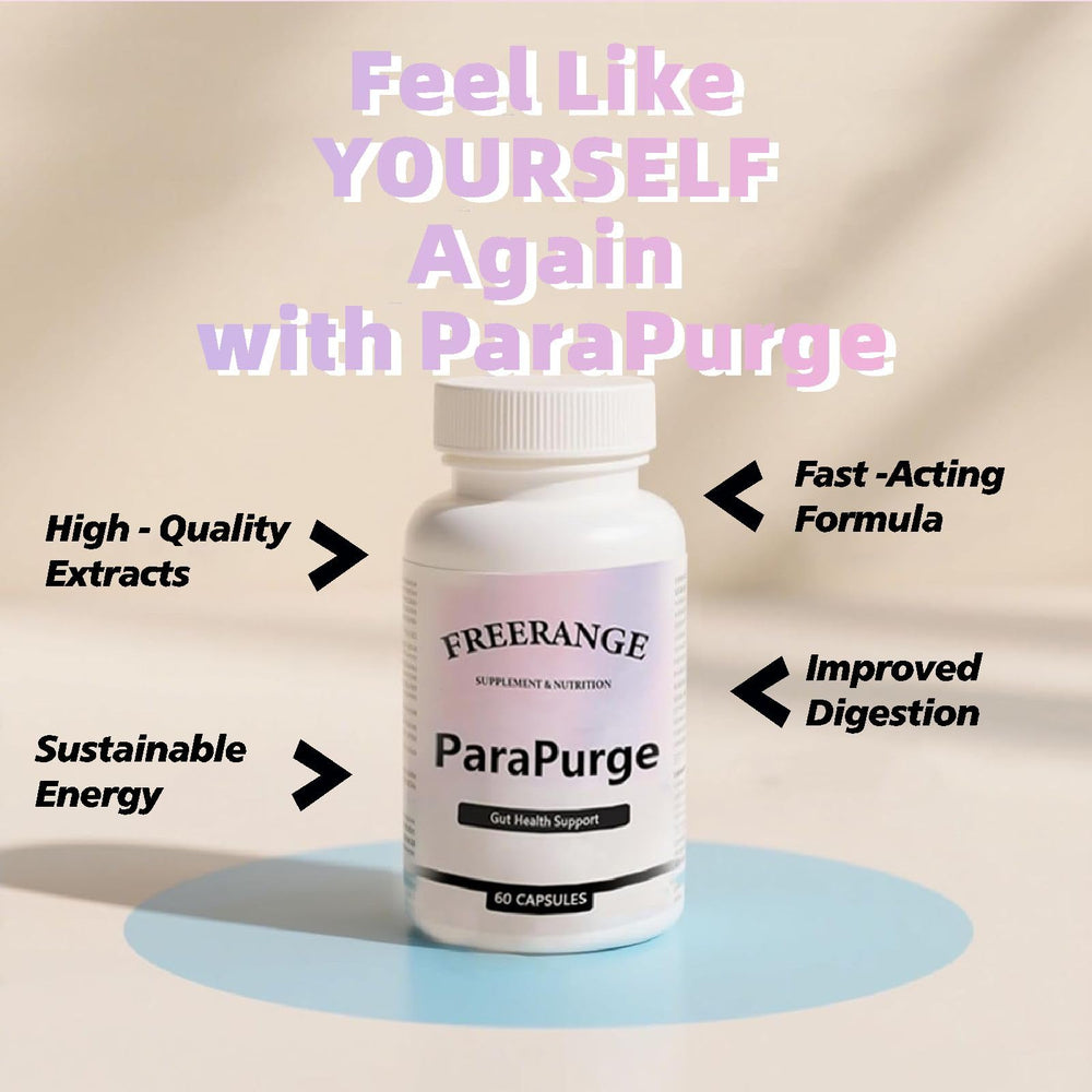 EVASANDO Parapurge in use with a glass of water during routine.