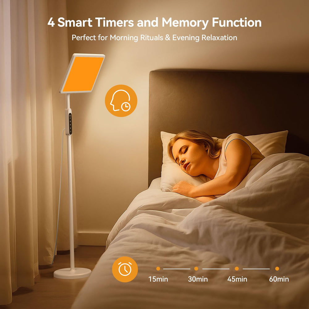EVATEALE four color temps lamp offers mood and focus lighting options