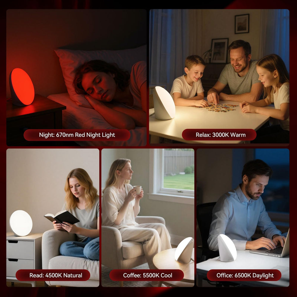 EVATEALE compact design fits bedside, desk, and travel