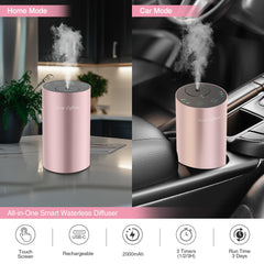 Office scene with EvCZen diffuser delivering subtle fragrance.
