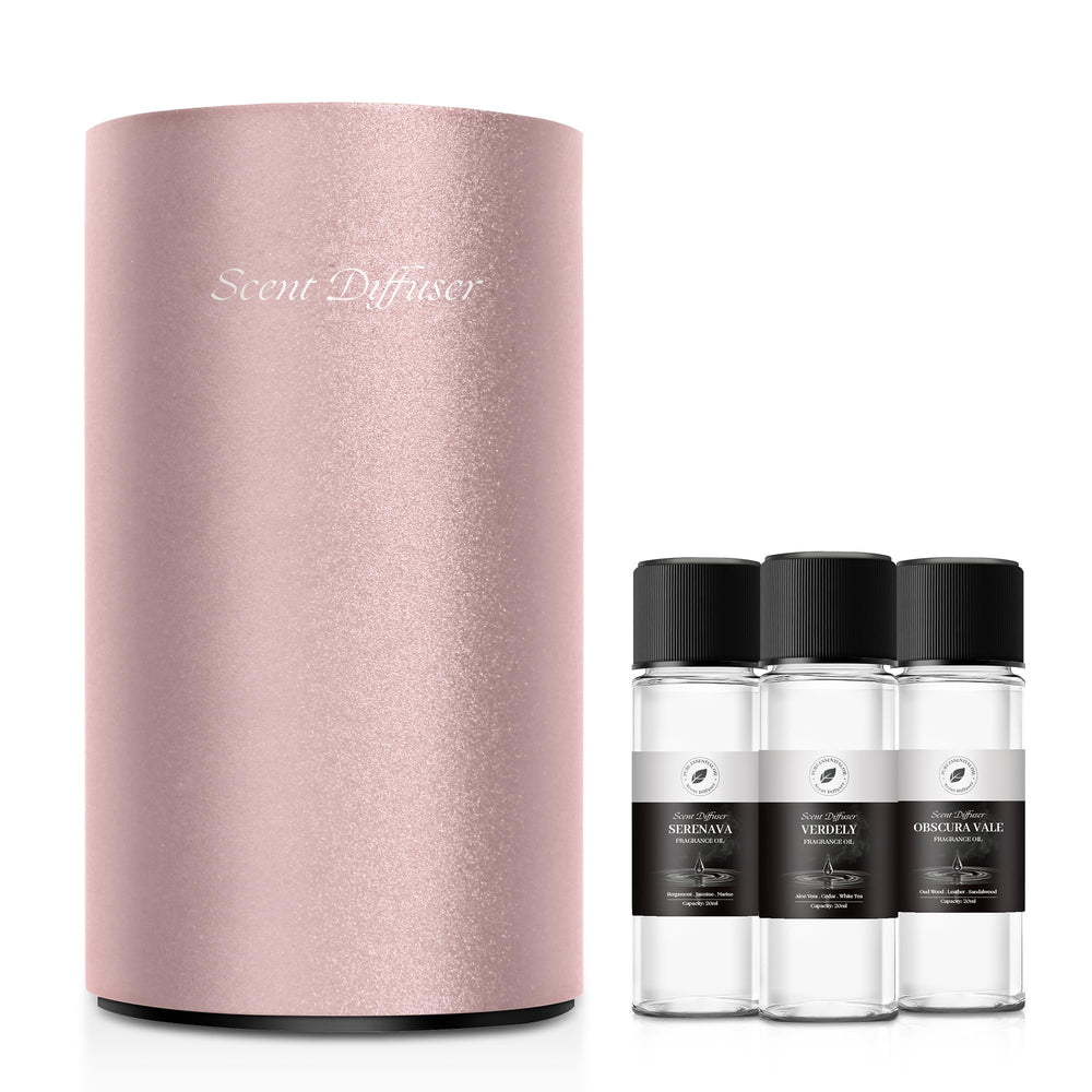 EvCZen waterless diffuser pink front view delivers long-lasting aroma.