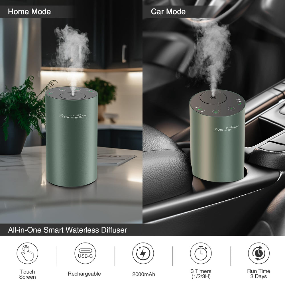 EvCZen diffuser battery with 2000mAh for extended use.
