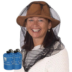 Even Naturals red de cabeza para mosquitos, malla ultra fina para exteriores.