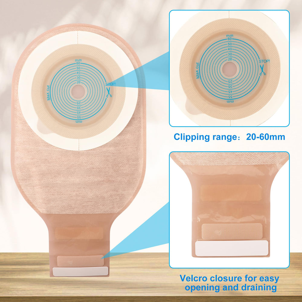 Evenpop colostomy bag cut-to-fit for 20-60 mm stomas