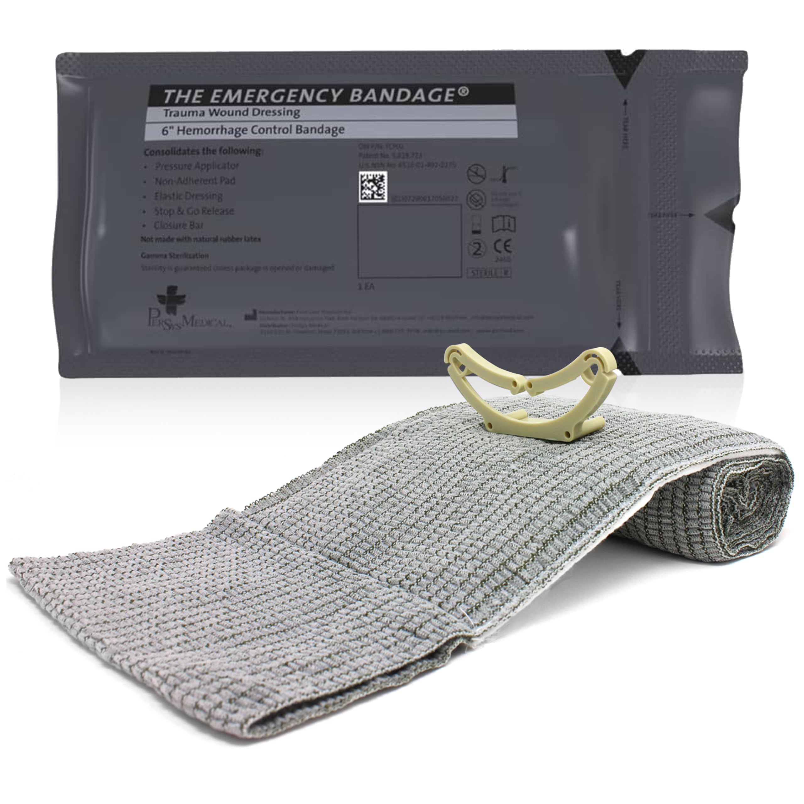 Ever Ready First Aid Israeli bandage 6-inch packaged for quick field use.