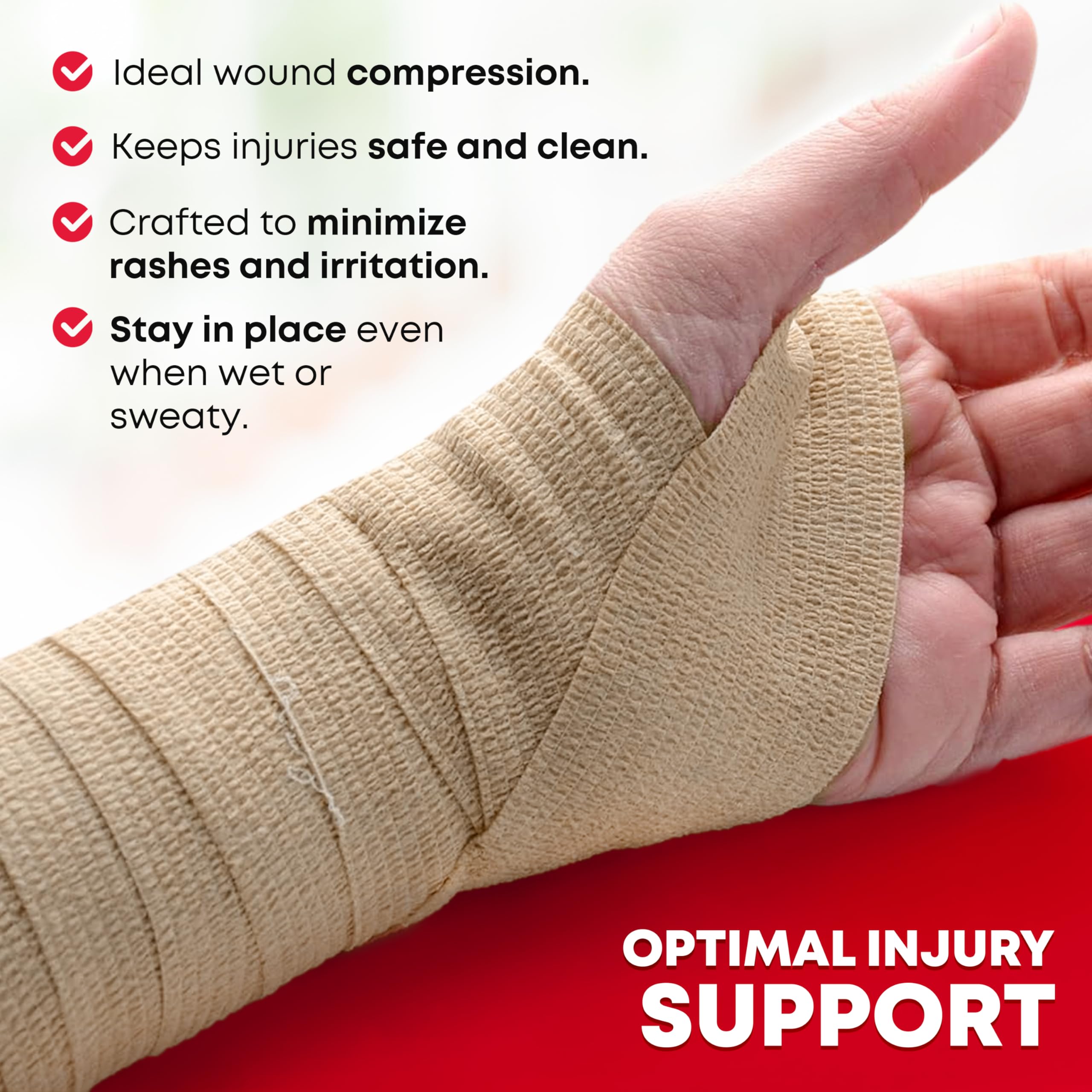 Ever Ready First Aid wrap helps pets minor injuries stay secure