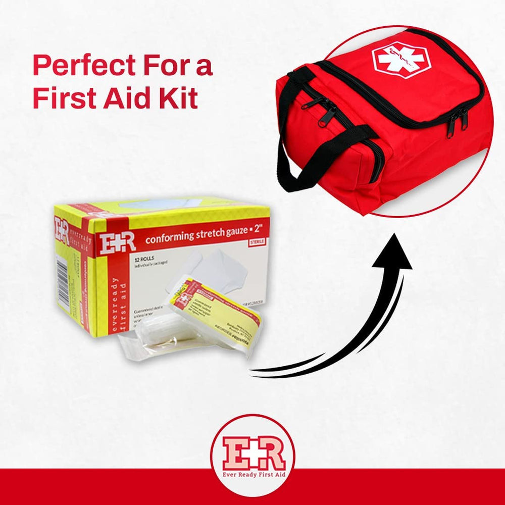 Ever Ready First Aid travel kit with gauze roll for on-the-go care.