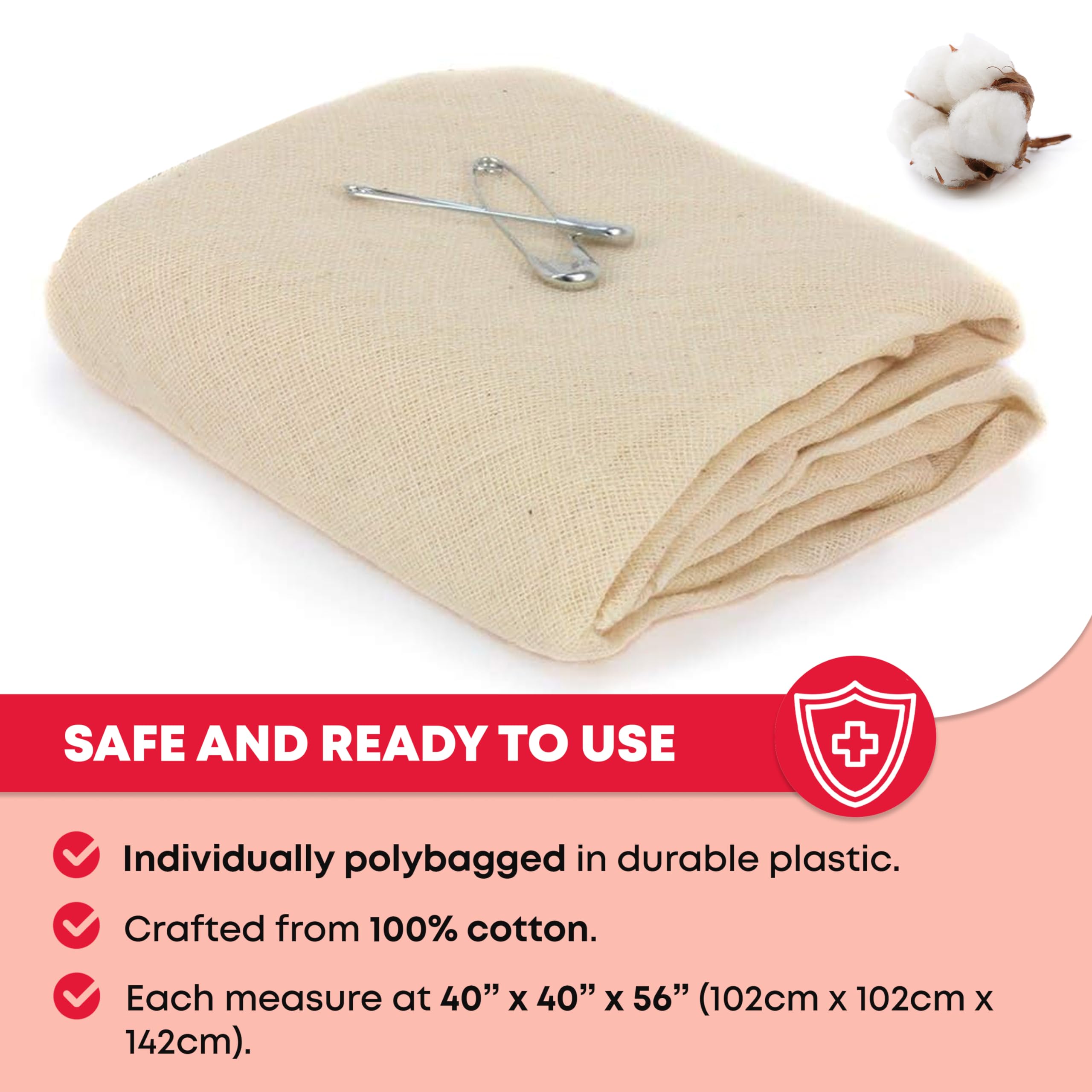 Multipurpose use of the Ever Ready bandage for head dressings, slings, and dressings.