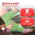 Ever Ready First Aid Self-Adherent Bandages 3in x 5yds Rainbow Colors 6 Pack