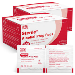 Ever Ready First Aid: paños alcohol prep envueltos individualmente para uso higiénico
