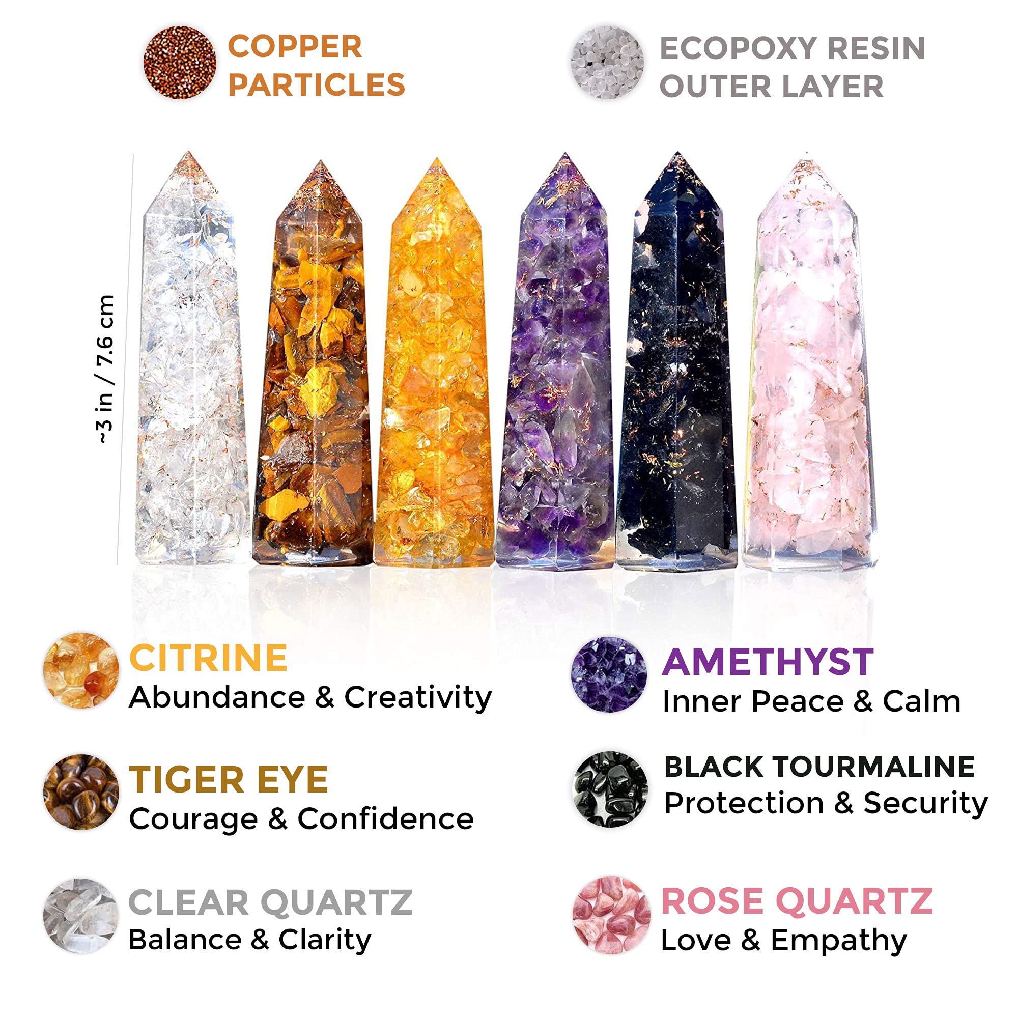 Ever Vibes Healing Crystal Wand Amethyst supports focus during meditation.