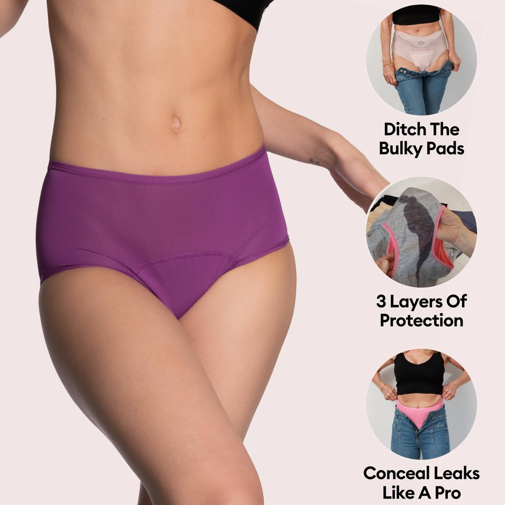 Everdries absorbs up to 4 tsp of liquid for moderate protection.