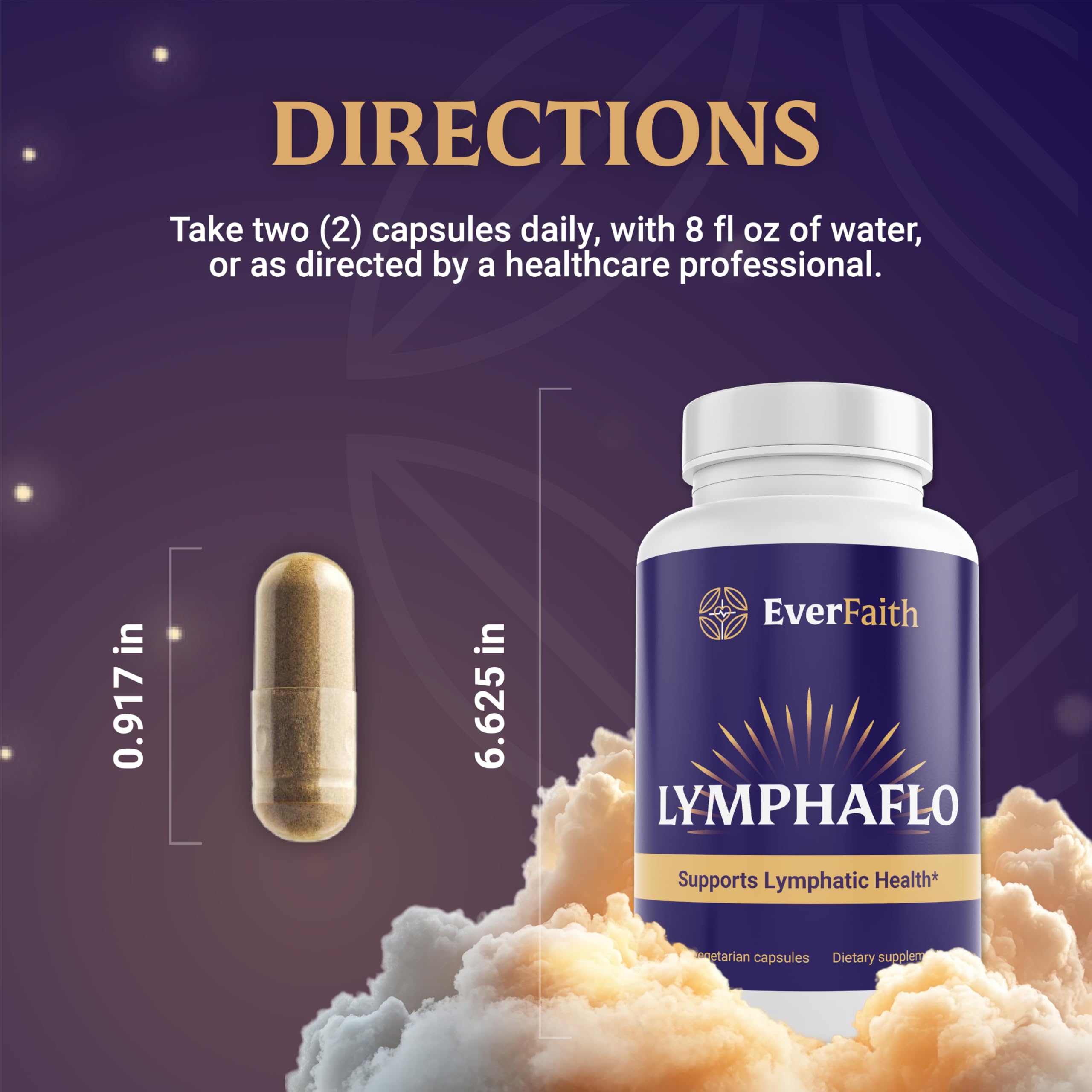 Everfaith LymphaFlo bottle in-hand for easy daily use