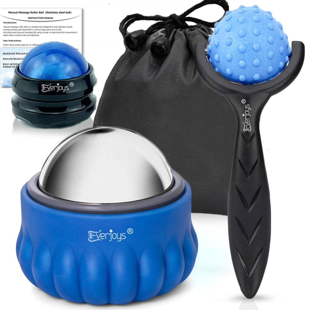 Everjoys massage ball roller showcasing ice therapy for post-workout relief