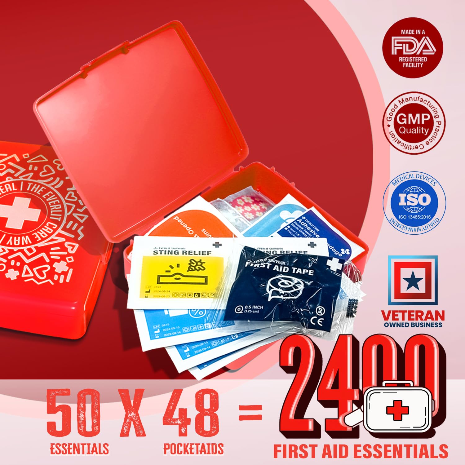 EVERLIT PocketAid vibrant color designs for easy identification