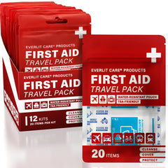 EVERLIT CARE Travel Bandage Pack compact-pouch for easy on-the-go first aid