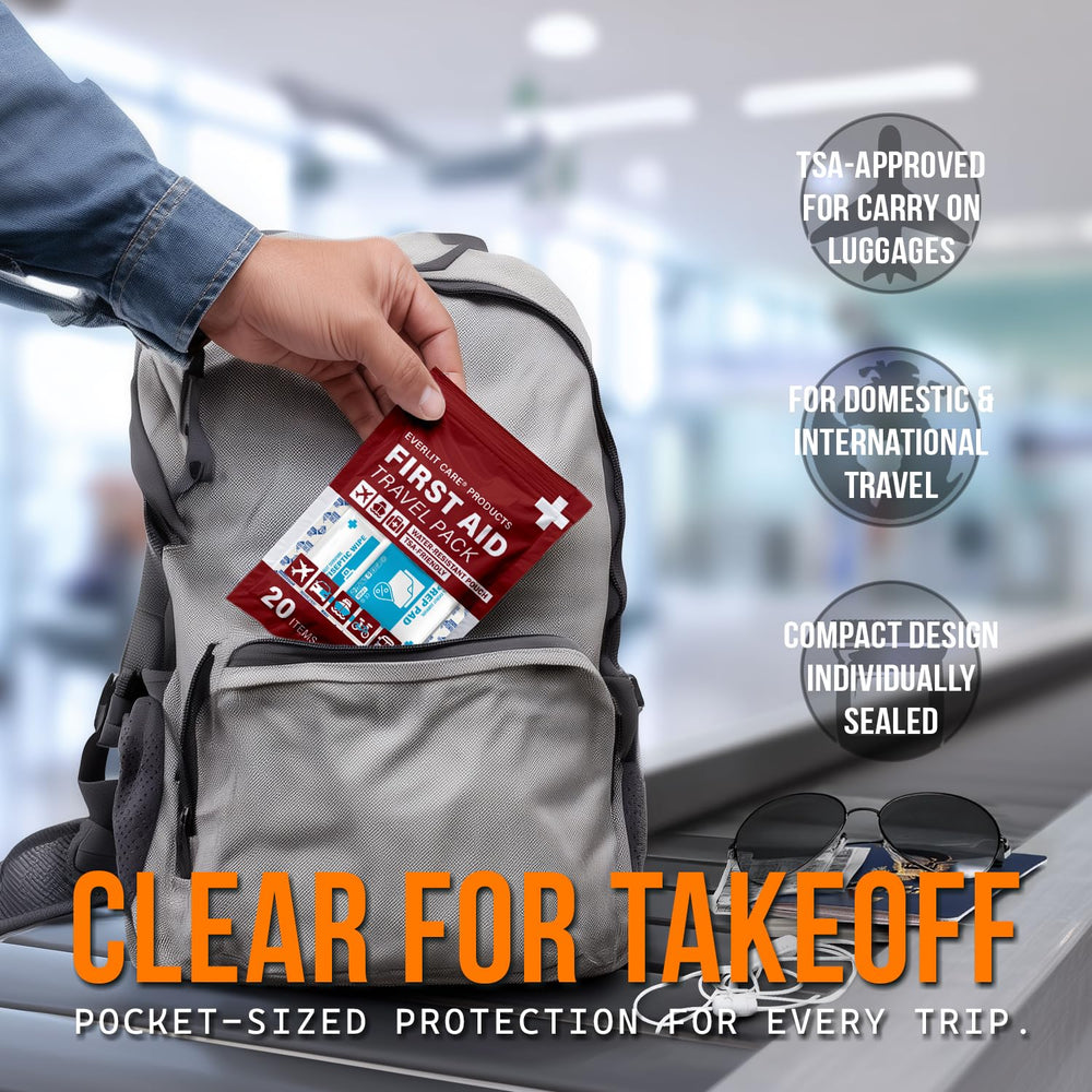 EVERLIT CARE Travel Bandage Pack hiking-emergency-kit supports outdoor safety