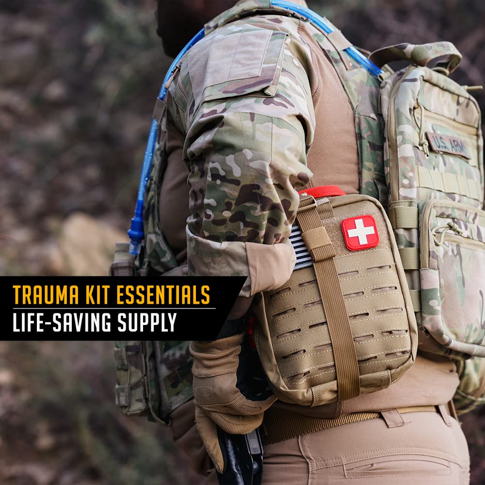 Everlit packaging protects contents in bug-out bags for quick access.