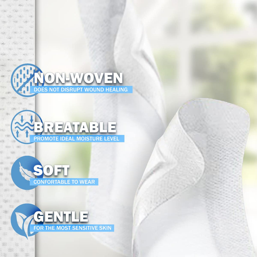 EVERLIT Island Dressing border sterile packaging—ensures cleanliness and ready-to-use dressing.