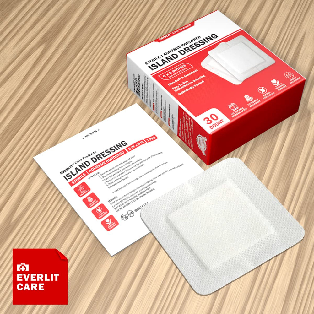 EVERLIT Island Dressing soft backing minimizes disruption during dressing changes