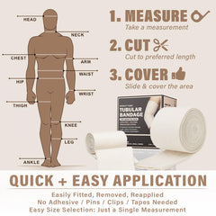  latex-free Everlit bandage demonstrating soft, breathable fabric