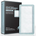 EVERLIT Super Absorbent Dressing 4x8 | Sterile Nonstick Wound Pad (Pack of 10)